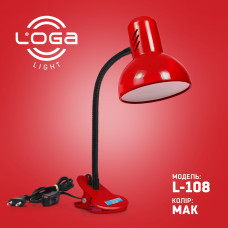 Лампа-прищіпка Висока "Мак" (ТМ LOGA® Light)