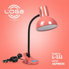 Лампа-прищіпка ВИСОКА "Абрикос" (ТМ LOGA® Light)