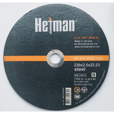 Круг відрізний для металу Hetman 41 14А 230 2,5 22,23