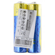 Батарейка сольова AА.R6.SP2 (shrink 2 шт)