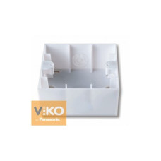 Коробка VIKO KARRE plus для наружного монтажа біла