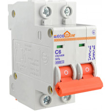 Автоматичний вимикач ECO 2p C 6A ECOHOME