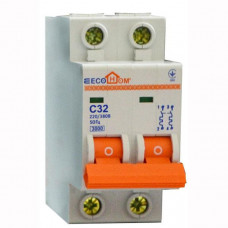Автоматичний вимикач ECO 2p C 32A ECOHOME