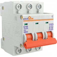 Автоматичний вимикач ECO 3p C 10A ECOHOME