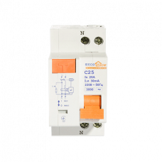 Диференційний вимикач ECO 2p  25A/30мА ECOНОМЕ