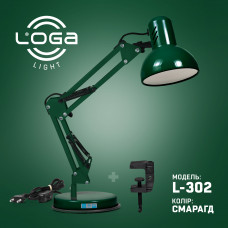 Лампа настільна Пантограф "Ізумруд" (ТМ LOGA ® Light)