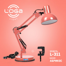 Лампа настільна Пантограф "Абрикос" (ТМ LOGA ® Light)(6)