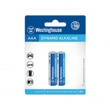 Лужна батарейка Westinghouse Dynamo Alkaline AAA/LR03 2шт/уп blister