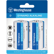 Лужна батарейка Westinghouse Dynamo Alkaline D/LR20 2шт/уп blister