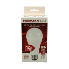 Лампа акумуляторна LED 12W 6500K E-27 1200мА A80