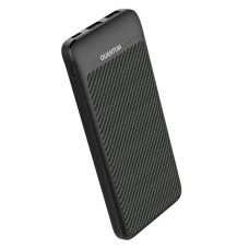 Універсальний мобільний акумулятор (Power bank) Quantum QM-PB1010 black 10 000mAh  3.7V (2-USB)