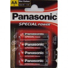 Батарейка PANASONIC R 6 Special блистер 1х4шт.AA*4BL  Сольові