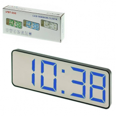 Годинник мережевий VST-898-5, сині, температура, USB