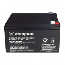 Батарея акумуляторна свинцево-кислотна  Westinghouse 12V, 12Ah, terminal F2, 1шт