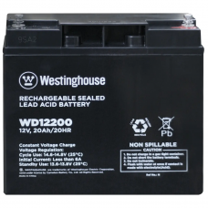 Свинцево-кислотна акумуляторна батарея Deep Cycle Westinghouse, 12V, 20Ah, terminal T12, 1шт