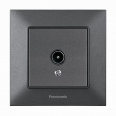 Розетка Panasonic Arkedia Slim ТV кінцева, димчаста